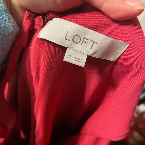 LOFT EYELET TRIM DRESS - Picture 4 of 5